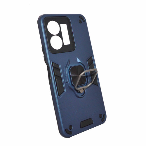 VIVO Y22-Y22S-Y35 4G Blue   Military Grade Protection Built-in Kickstand Car Holder Mobile Phone Case